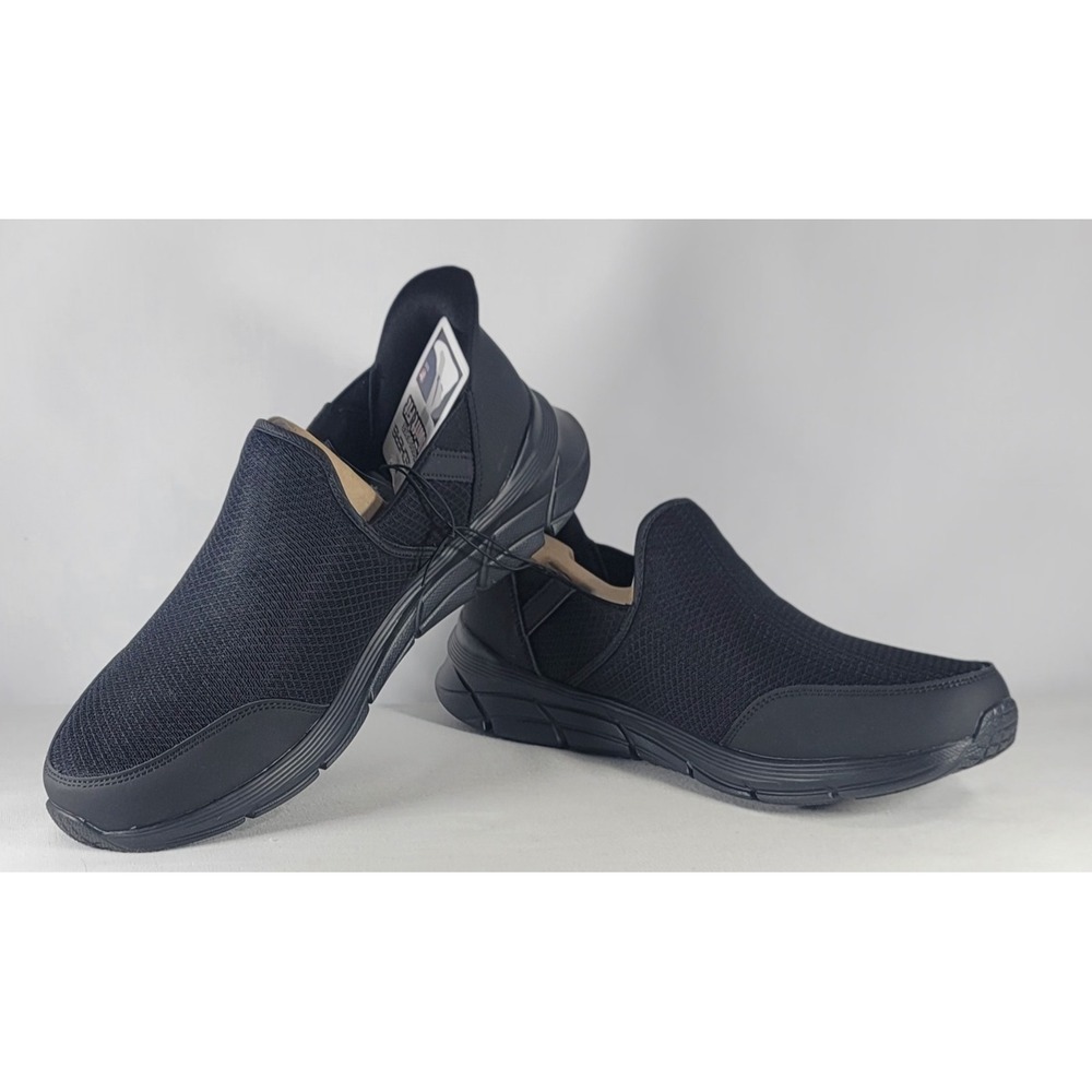 Skechers Shoes Men's Slip Ins Swift Fit Black Sneaker Memory Foam 16997S Size 12